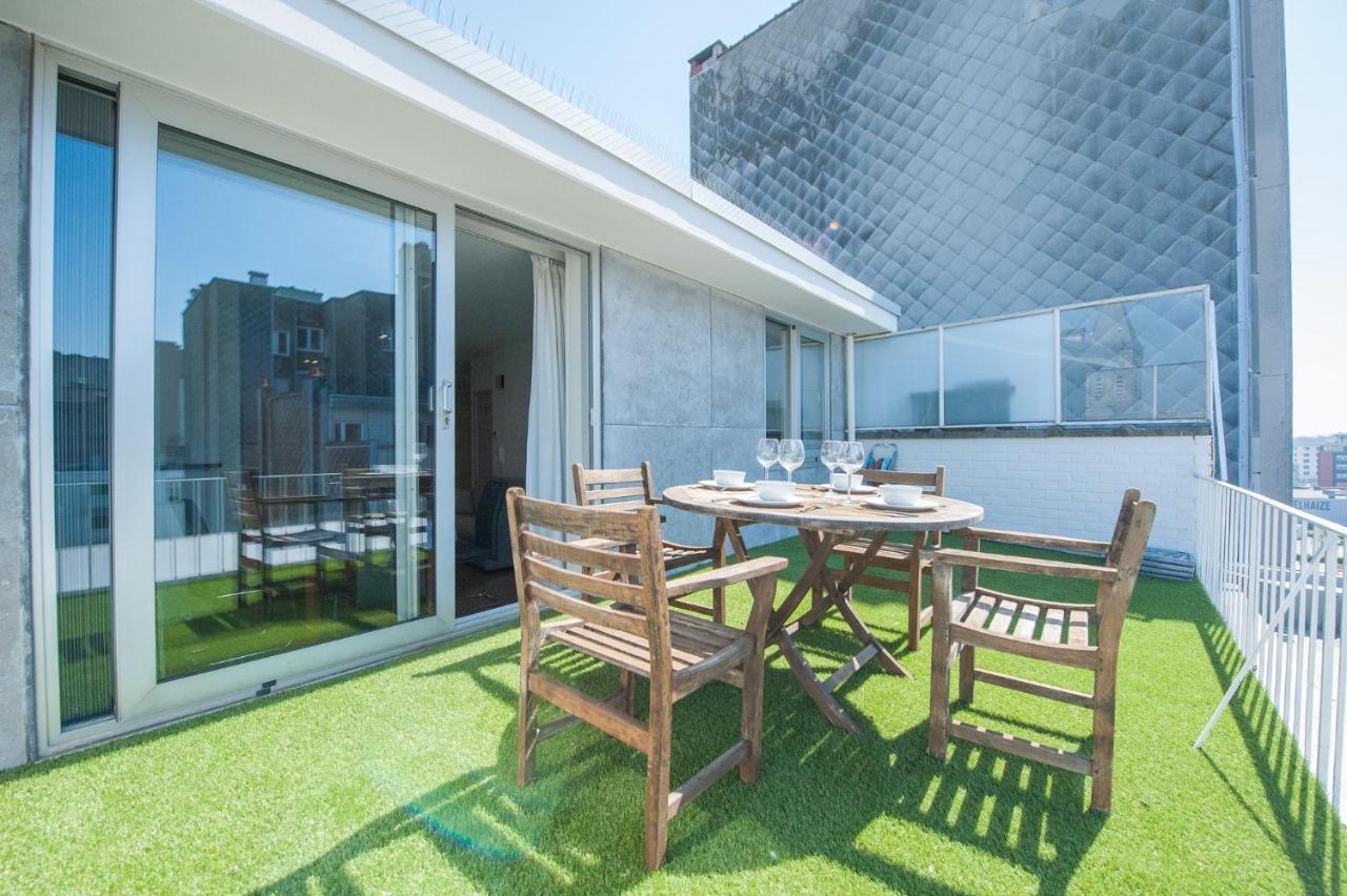 Studio Met Groot Zonneterras Centrum Oostende Zewnętrze zdjęcie